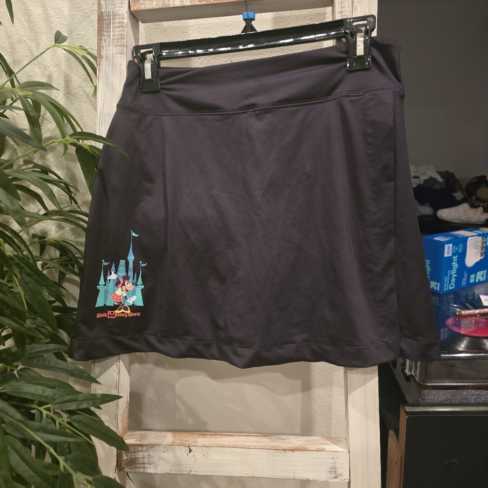 Black Skirt with Embroidered Design Size Medium